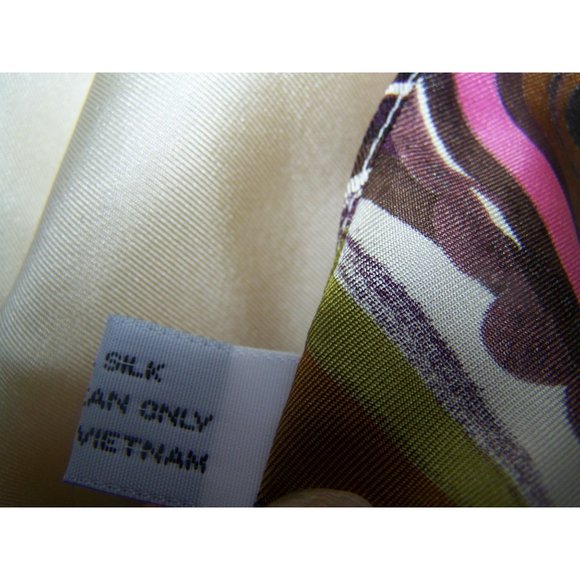 Dianaira Silk Scarf Wrap Cape 80" x22" Paisley Print - Picture 6 of 8